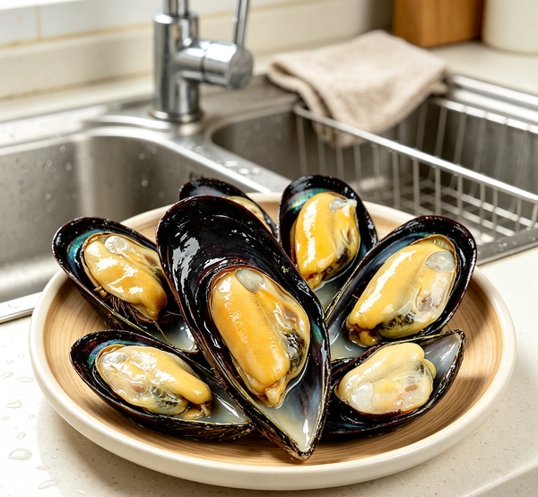 Steamed Mussels